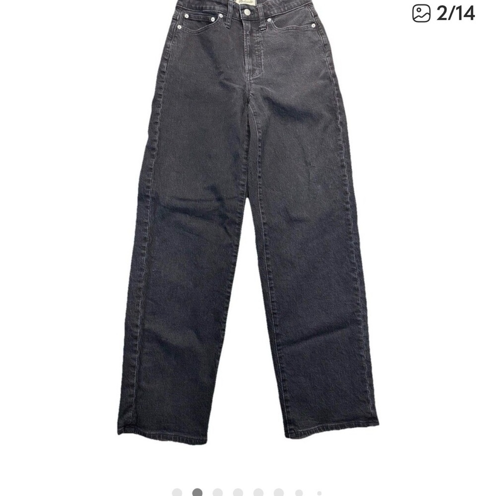 Madewell Black Vintage Wide Leg Jeans